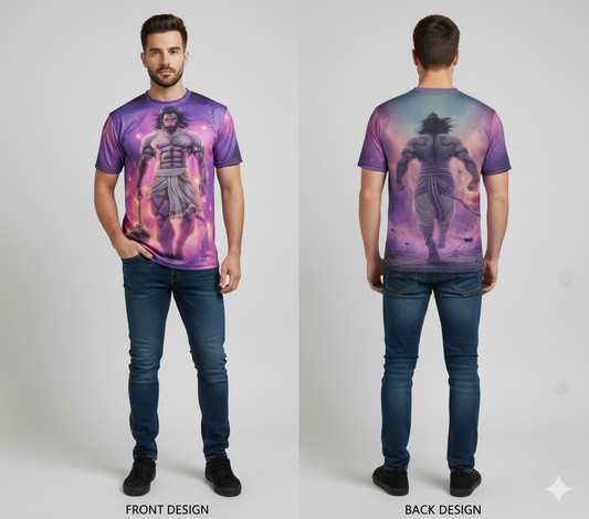 Almighty Immortal Lord Hanuman Graphic T-shirt | AIGenz