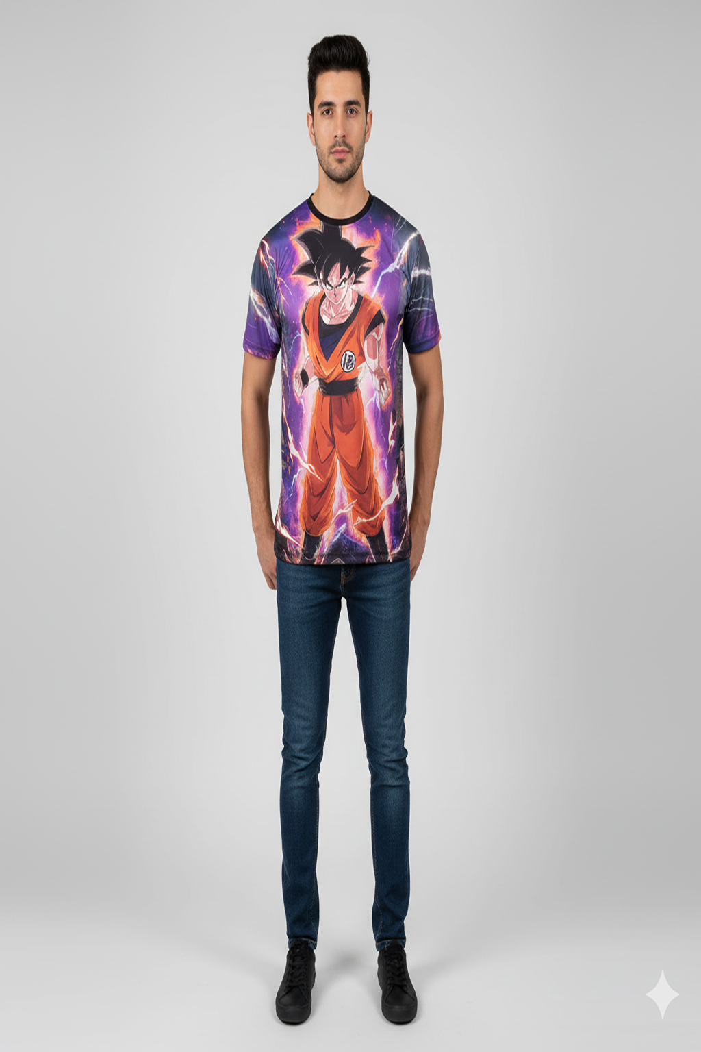 Japanese Anime Dragon Action Goku Character T-Shirt For Men's | AI Genz